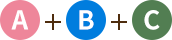A+B+Cのセット